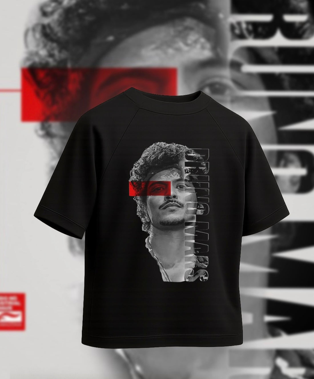 Bruno Mars - Raglan Fit Unisex Tshirt