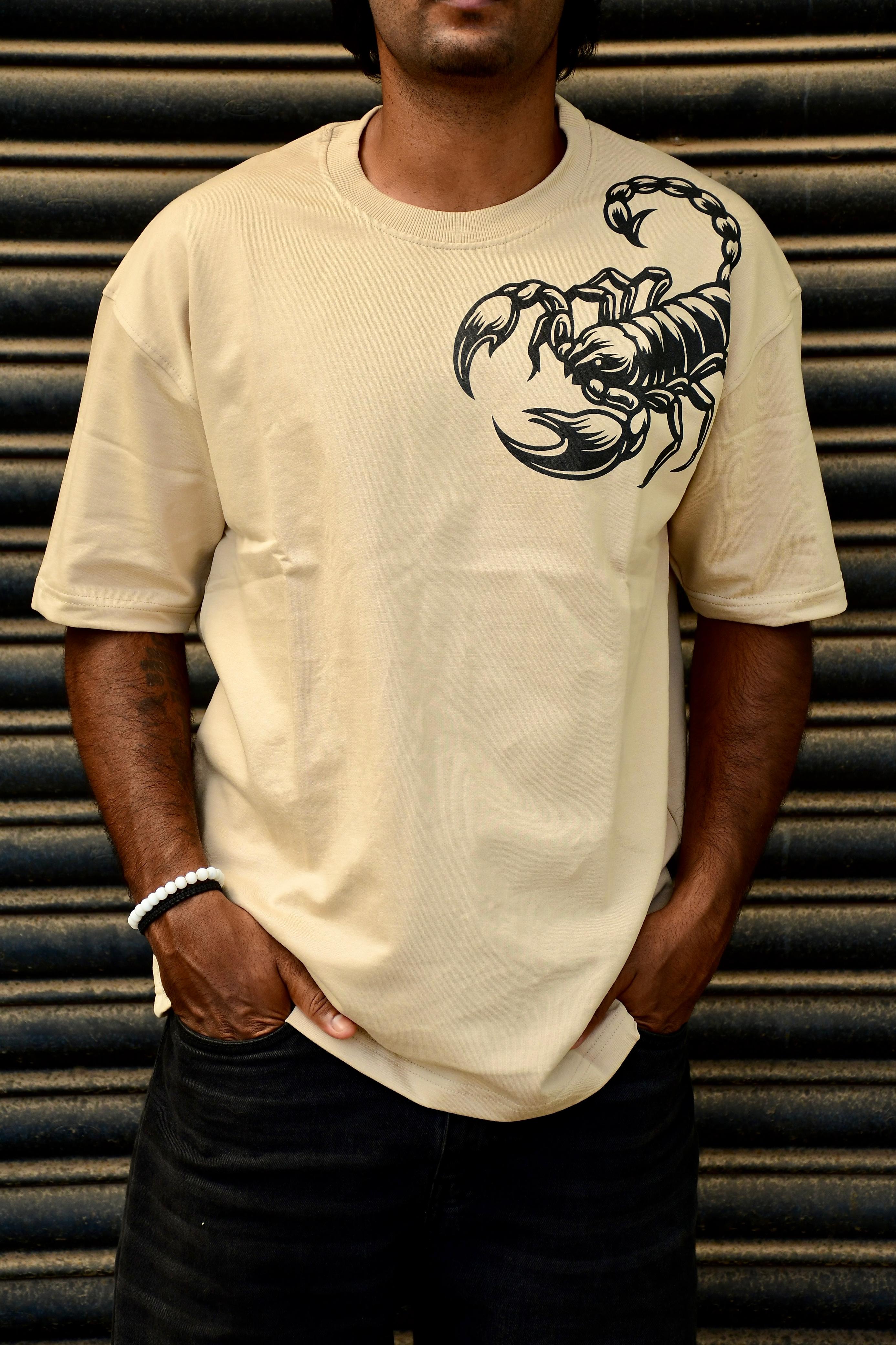 Scorpion Beige - Unisex Oversized Tshirt