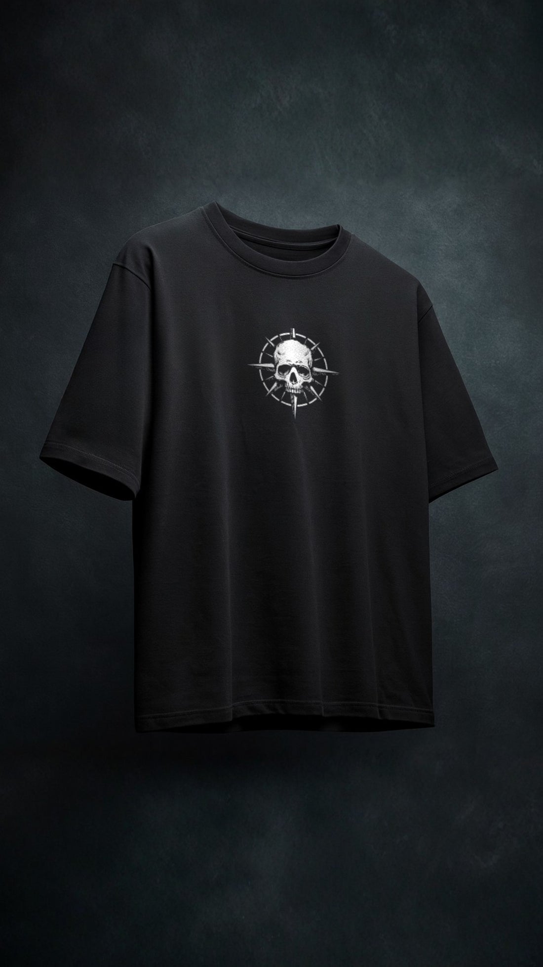 Skull-Oversized Tshirt