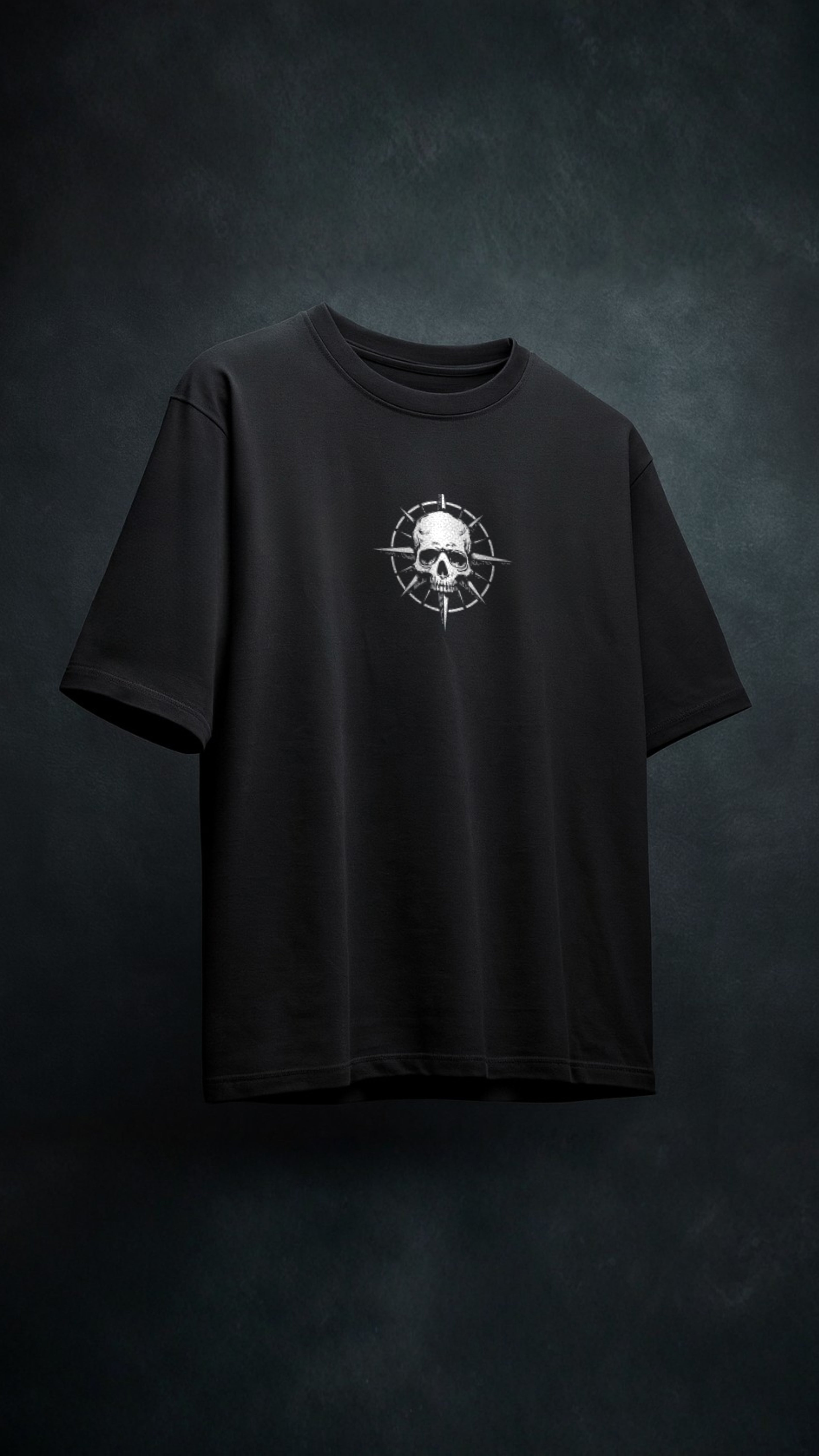 Skull-Oversized Tshirt